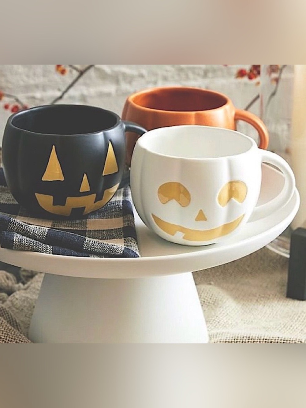 Pottery Barn Mugs Jack-o-Lantern - Picture 8 of 9